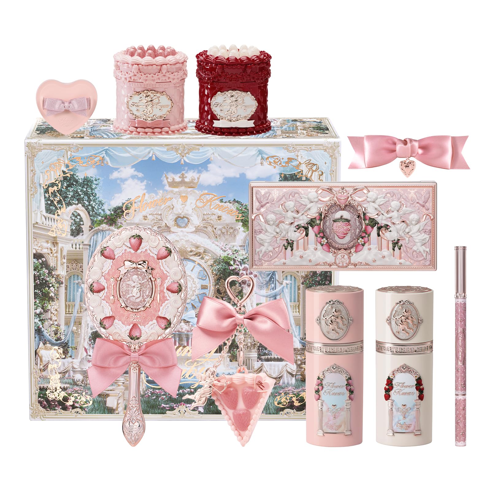 Amazon.com : Flower Knows Cake Charm 12-Piece Collectible Beauty